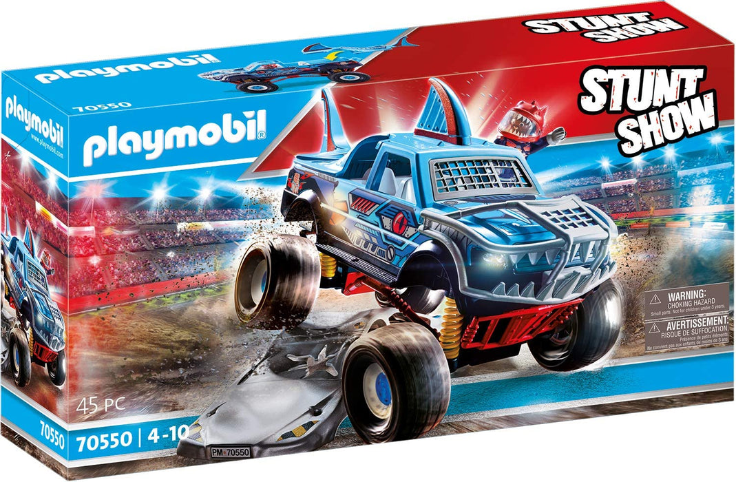 immagine-1-playmobil-playmobil-stuntshow-70550-monster-truck-squalo-ean-4008789705501