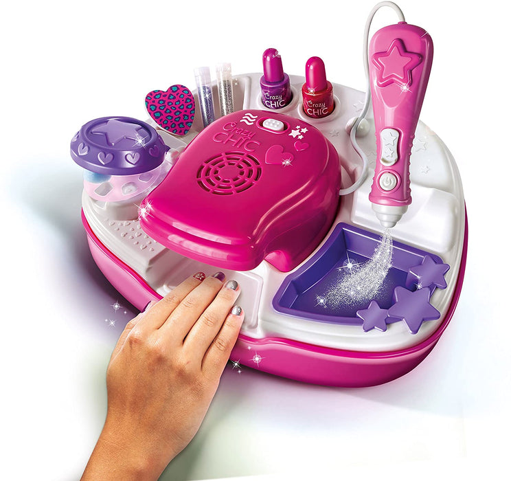 Clementoni 15136 Crazy Chic - My Beauty World Set, Nail Art Studio