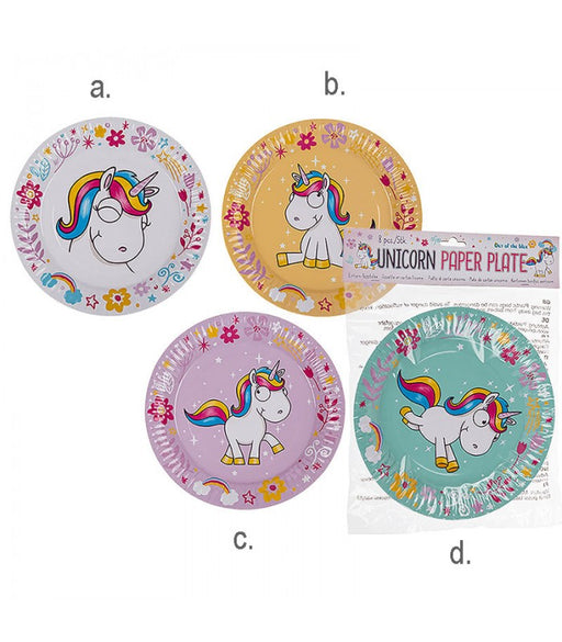 immagine-1-8-piatti-in-carta-per-feste-a-tema-unicorno-ean-4029811384358