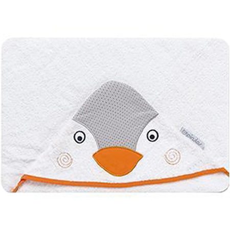 immagine-1-accappatoio-pirulos-caritas-biancoarancione-ean-8499000819705