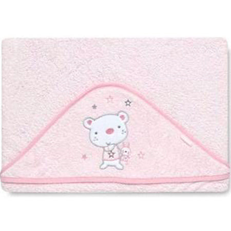 immagine-1-accappatoio-pirulos-orsetto-star-biancorosa-ean-8499000814069