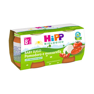 immagine-1-baby-sugo-hipp-pomodoro-e-mozzarella-24-vasetti-da-80-gr-ean-4062300216532