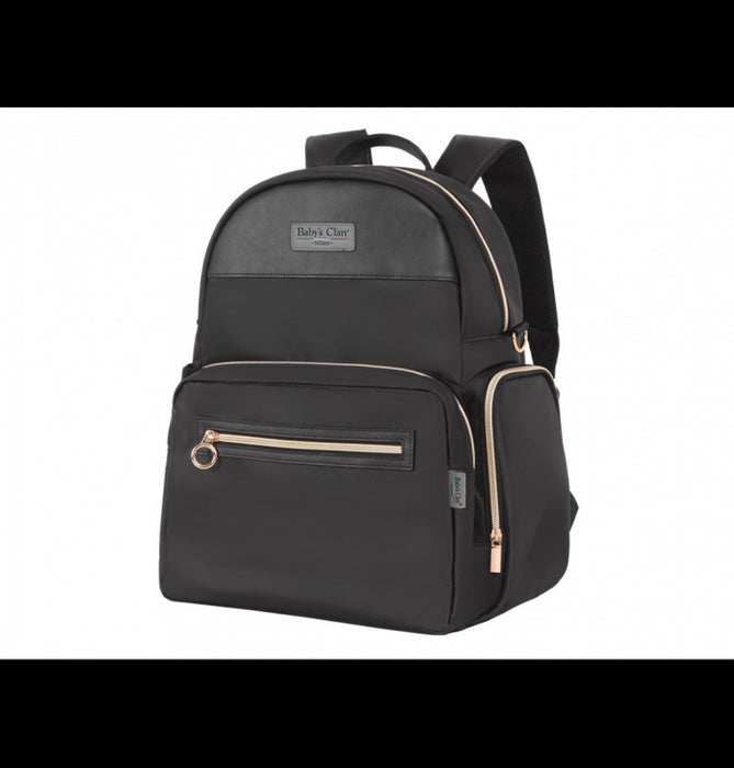 immagine-1-babys-clan-babys-clan-zaino-mamma-dafne-in-ecopelle-nera-ean-8051191004874