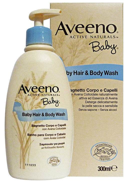immagine-1-bagnetto-capelli-e-corpo-aveeno-baby-daily-care-300ml-ean-3574660630275
