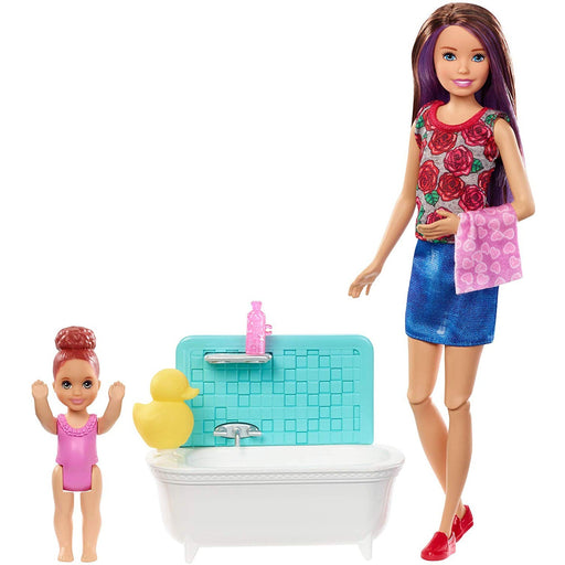 immagine-1-bambola-barbie-babysitter-con-vasca-da-bagno-ean-0887961691276