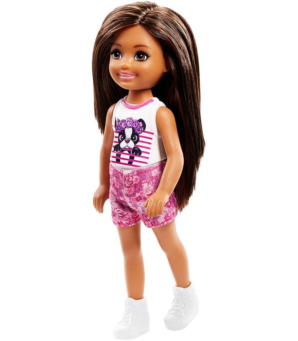immagine-1-barbie-chelsea-bambola-con-pantaloncini-viola-e-maglia-bianca-ean-887961628159