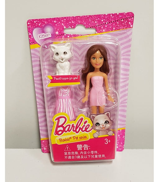 immagine-1-barbie-mini-doll-castana-con-abito-rosa-piu-cucciolo-ean-887961374650