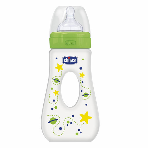 immagine-1-biberon-benessere-chicco-240ml-flusso-veloce-4m-silicone-verde-ean-8058664057979