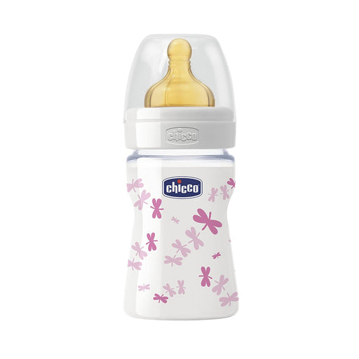 immagine-1-biberon-benessere-in-vetro-chicco-150ml-girl-flusso-normale-cauccia-ean-8058664057252