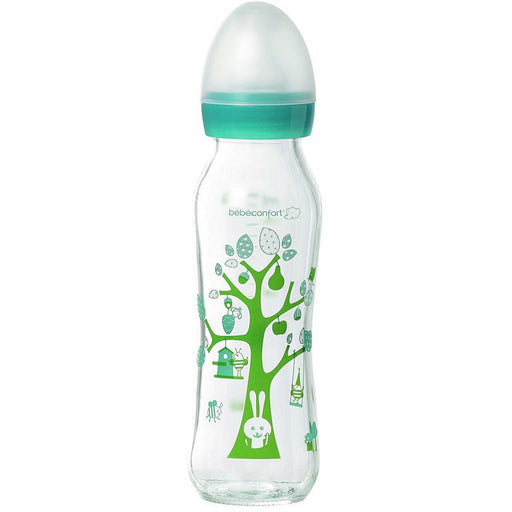 immagine-1-biberon-in-vetro-bebe-confort-con-tettarella-flusso-lento-240-ml-ean-3220660252718