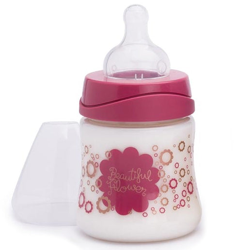 immagine-1-biberon-suavinex-150ml-con-tettarella-in-silicone-flusso-variabile-3p-0m-haute-couture-fucsia-fiore-ean-8426420026109
