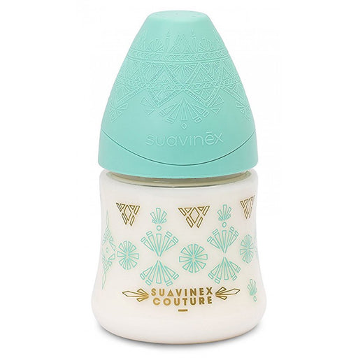 immagine-1-biberon-suavinex-150ml-silicone-flusso-lento-0m-couture-verde-ean-8426420045025