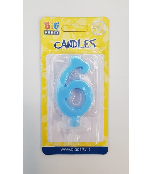 immagine-1-candela-celeste-numero-6-ean-8020834734669