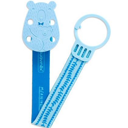 immagine-1-catenella-portasucchietto-suavinex-orsetto-in-tessuto-azzurro-ean-8426420037273