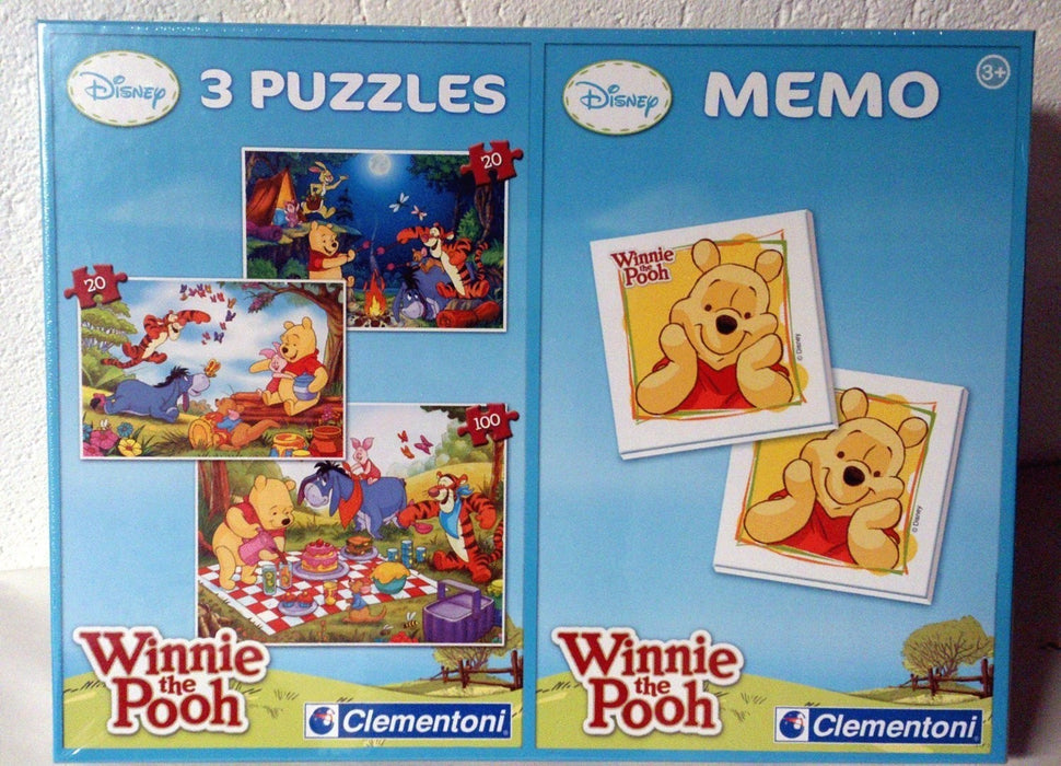 immagine-1-clementoni-clementoni-78042-puzzle-winnie-pooh-e-memo-20-20-100-pezzi-ean-8005125078042