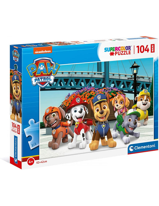 immagine-1-clementoni-paw-patrol-dogs-team-maxi-puzzle-104-pezzi-ean-8005125237555