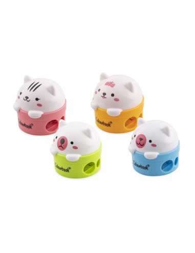 immagine-1-colourbook-temperamatite-lilly-gattino-con-2-fori-e-serbatoio-4-colori-ean-8054329569658