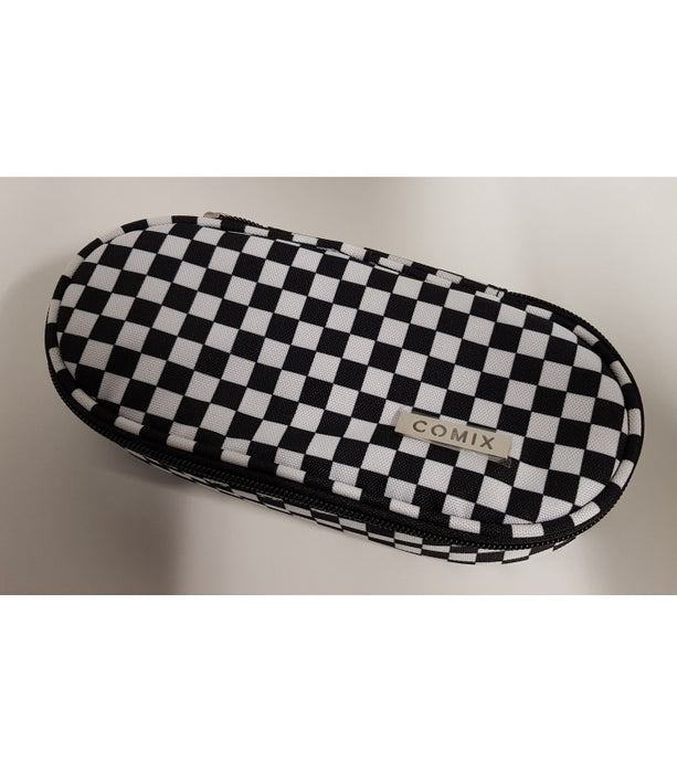 immagine-1-comix-astuccio-ovale-comix-all-over-scacchi-bianco-e-nero-ean-8009117980498