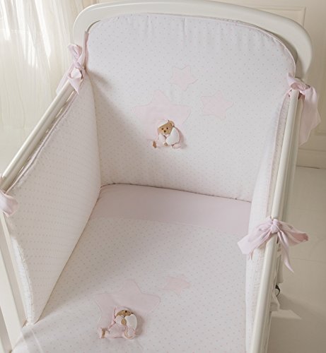 immagine-1-completo-piumone-lettino-sfilabile-nanan-puccio-star-rosa-4pz-ean-8033714256731