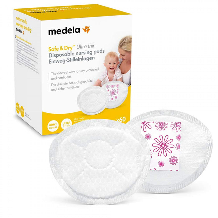 immagine-1-coppette-assorbilatte-monouso-medela-safe-dry-ultra-thin-60pz-ean-7612367063159