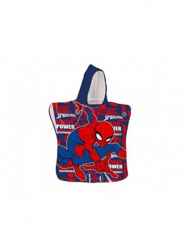 immagine-1-coriex-spider-man-asciugamano-a-poncho-blu-ean-8054708146661