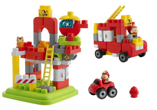 immagine-1-costruzioni-chicco-caserma-dei-pompieri-70-pz-ean-8058664042821