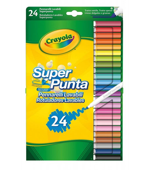 immagine-1-crayola-24-pennarelli-super-punta-lavabili-ean-5010065075511