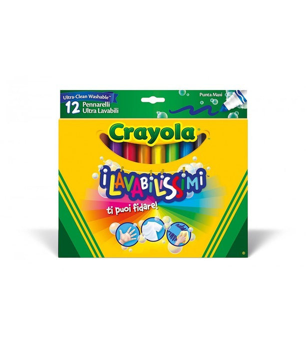 immagine-1-crayola-confezione-12-colori-fibra-lavabilissimi-punta-max