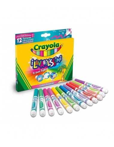 immagine-1-crayola-confezione-12-colori-tropicali-lavabilissimi-punta-maxi-ean-071662083359