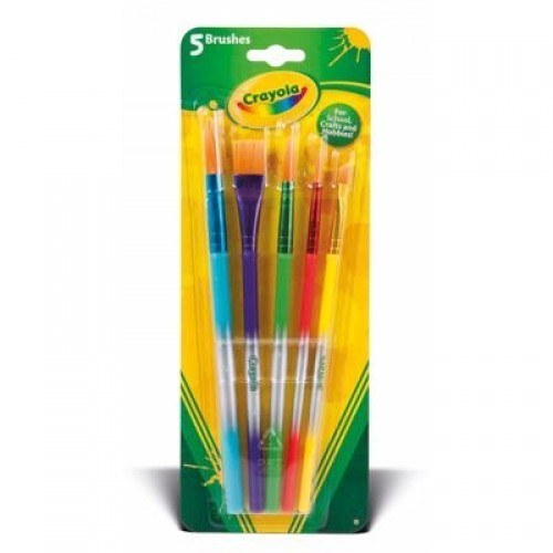 immagine-1-crayola-crayola-5-pennelli-assortiti-ean-5010065030077