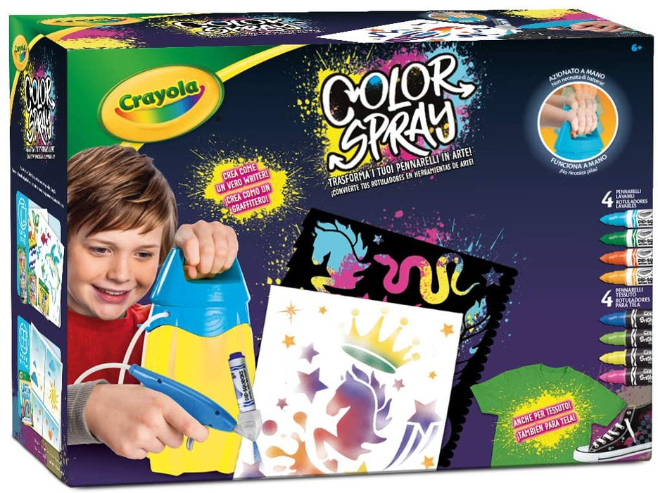 immagine-1-crayola-crayola-color-spray-aerografo-manuale-per-trasformare-i-pennarelli-in-arte-spray-ean-5010065073746
