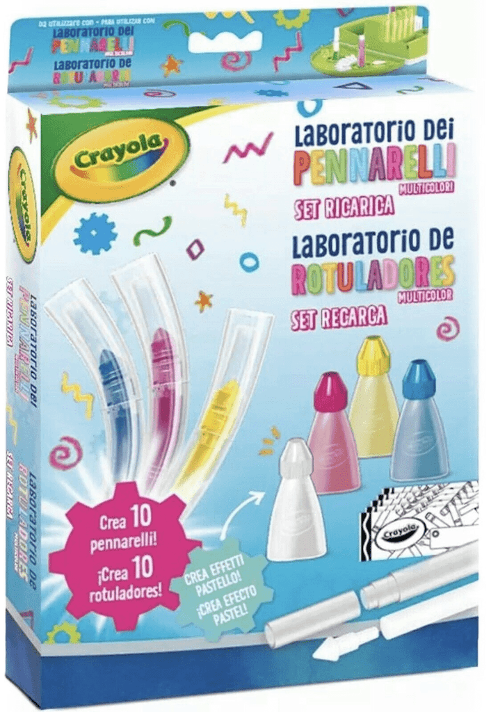 Crayola Set Ricarica Laboratorio Dei Pennarelli Multicolore