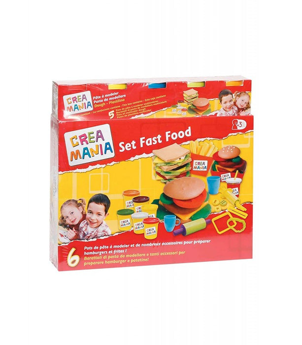 immagine-1-crea-mania-pasta-da-modellare-set-fast-food-con-6-barattoli-ean-8001478508106