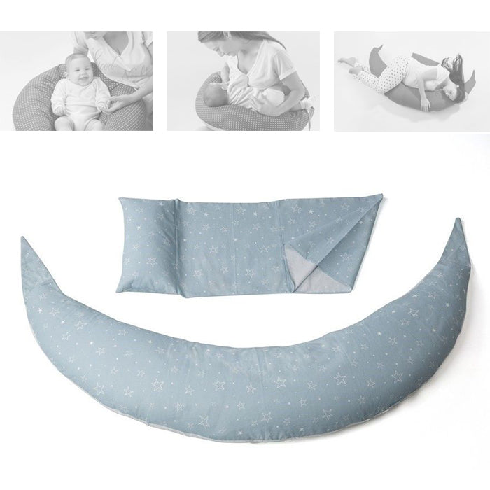 immagine-1-cuscino-gravidanza-e-allattamento-nuvita-dreamwizard-grey-star-ean-5350555005353