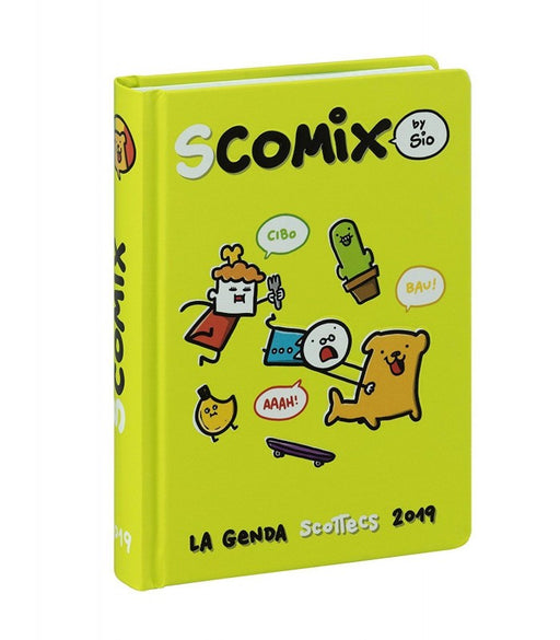immagine-1-diario-agenda-medium-16-mesi-comix-scottecs-by-sio-verde-chiaro-ean-8009117955991