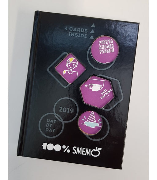 immagine-1-diario-agenda-pocket-smemo-16-mesi-special-edition-cartoline-nero-ean-8013075003076