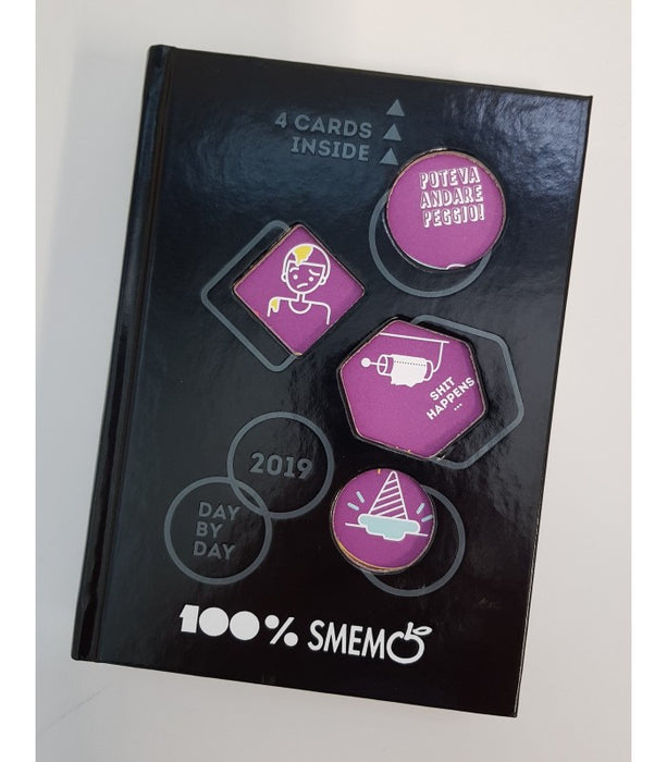 immagine-1-diario-agenda-pocket-smemo-16-mesi-special-edition-cartoline-nero-ean-8013075003076