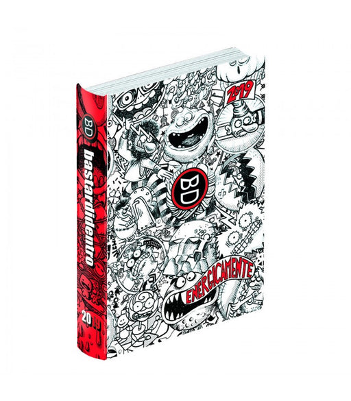 immagine-1-diario-pocket-16-mesi-bastardi-dentro-special-bianco-arancio-ean-8011410305786