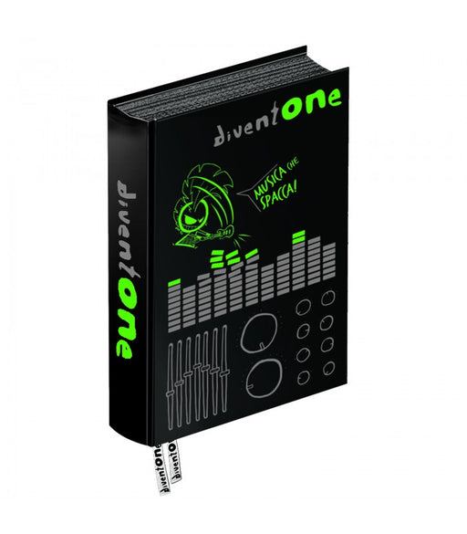 immagine-1-diario-pocket-16-mesi-special-diventone-nero-e-verde-ean-8011410292499