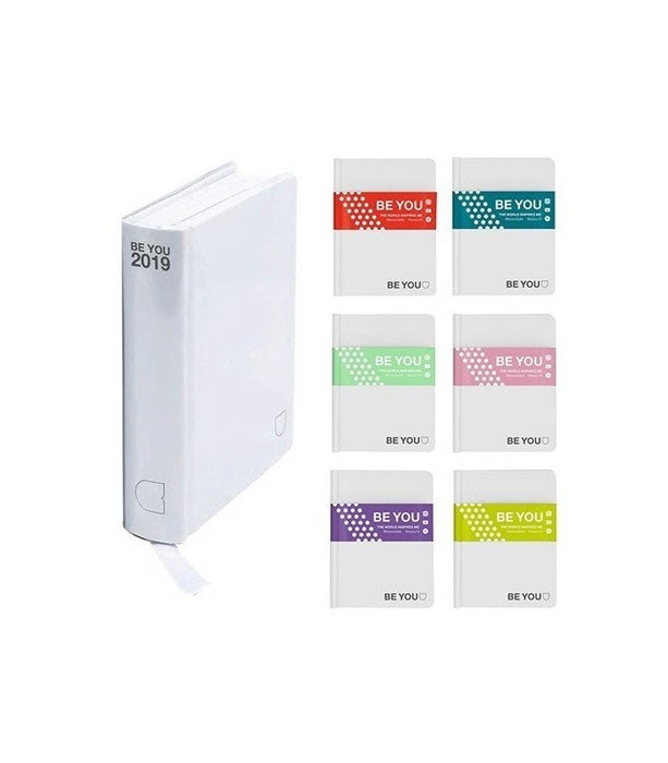 immagine-1-diario-slim-be-you-original-bianco-2019-ean-8056379053224
