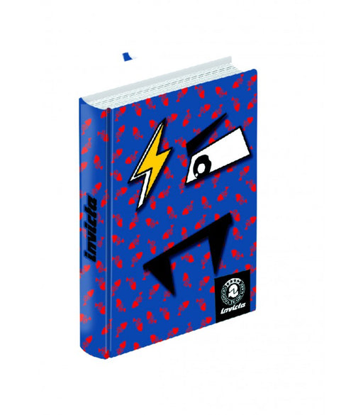 immagine-1-diario-standard-16-mesi-invicta-face-blu-con-fulmine-e-zanne-ean-8011410303850