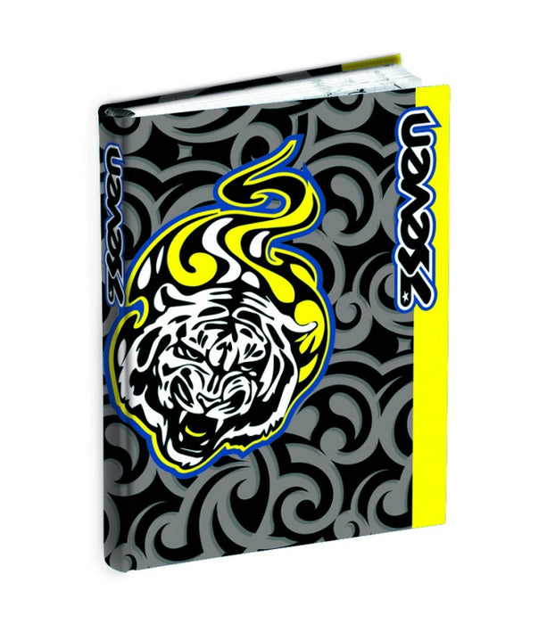 immagine-1-diario-standard-16-mesi-seven-boy-nero-tiger-ean-8011410290389