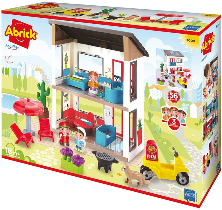 immagine-1-ecoiffier-abrick-villa-moderna-con-personaggi-ean-3280250030089