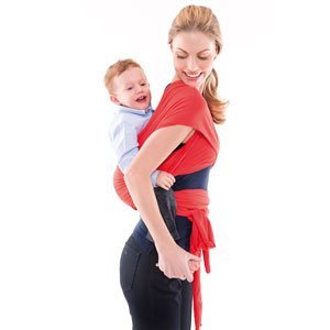 immagine-1-fascia-porta-bebe-quaranta-settimane-babywrap-rosso-cuore-ean-8033803793000