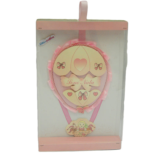 immagine-1-fiocco-nascita-billo-e-pallina-grande-mongolfiera-rosa-ean-8200000008811