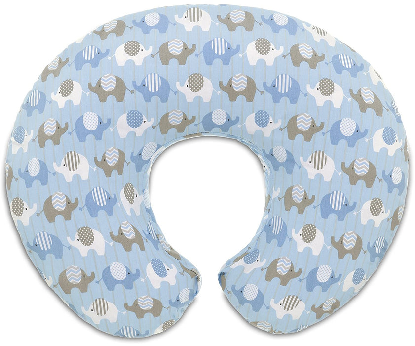 immagine-1-fodera-cuscino-allattamento-boppy-elephants-blue-ean-8058664050611