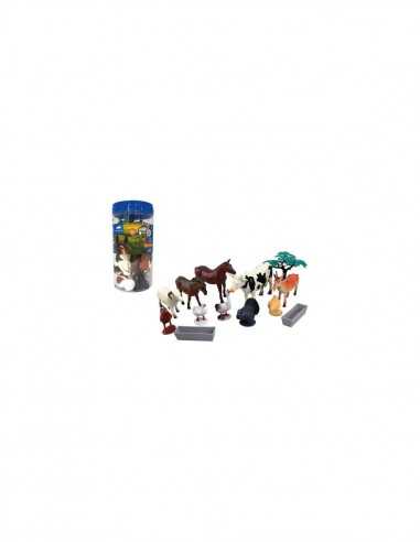 immagine-1-futurart-animal-planet-barattolo-con-animali-della-fattoria-13-pezzi-ean-4895229404571
