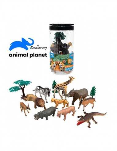 immagine-1-futurart-animal-planet-barattolo-con-animali-della-savana-13-pezzi-ean-4895229404557