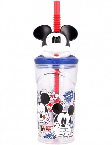 immagine-1-futurart-bicchiere-mickey-mouse-in-3d-con-cannuccia-ean-8412497501663