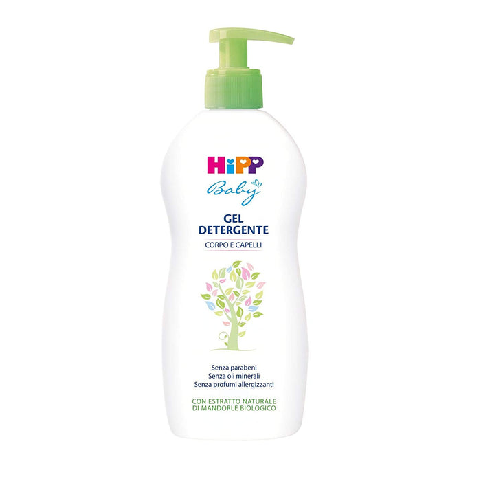 immagine-1-gel-detergente-corpo-e-capelli-hipp-baby-400ml-ean-4062300199507
